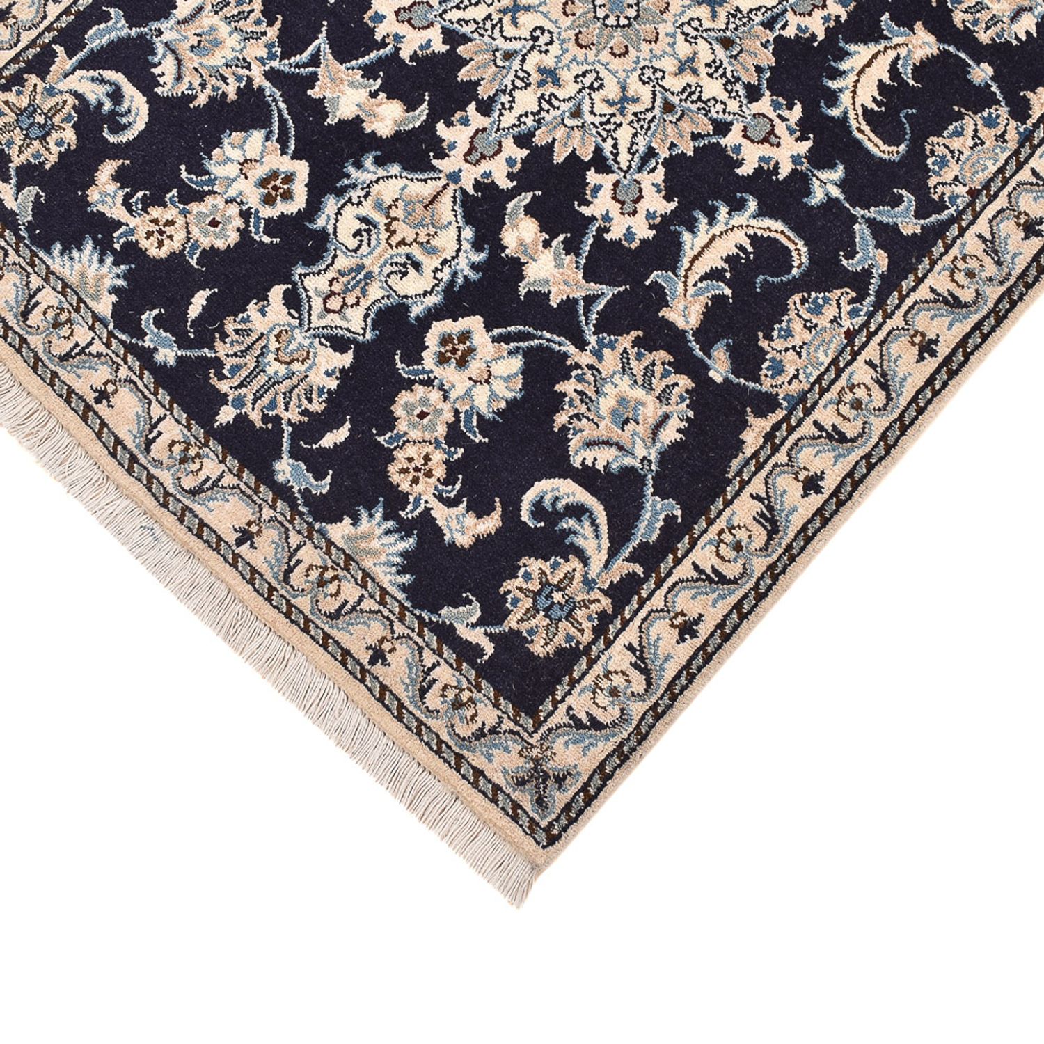 Runner Perser Rug - Nain - 292 x 78 cm - dark blue