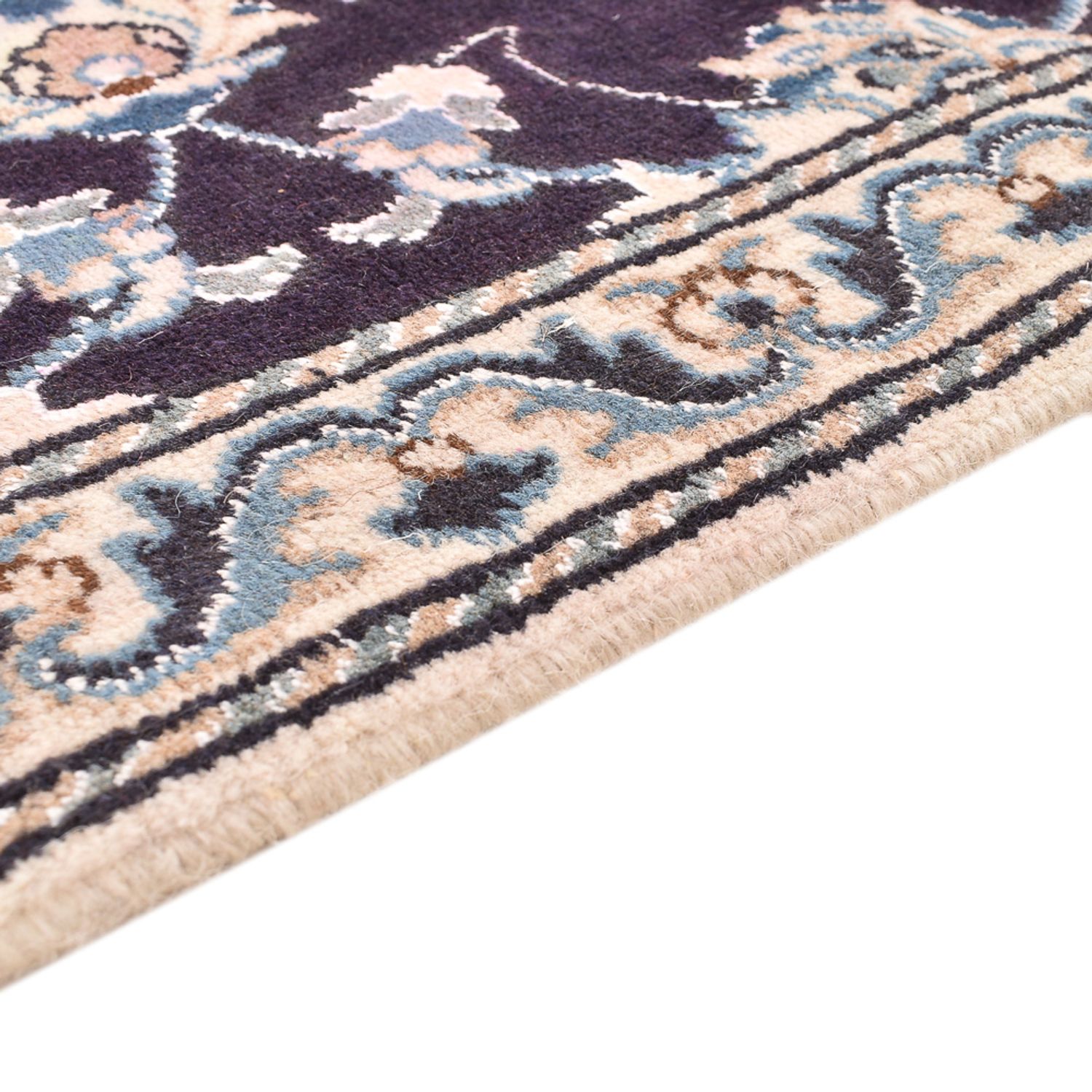 Runner Perser Rug - Nain - 250 x 80 cm - dark blue