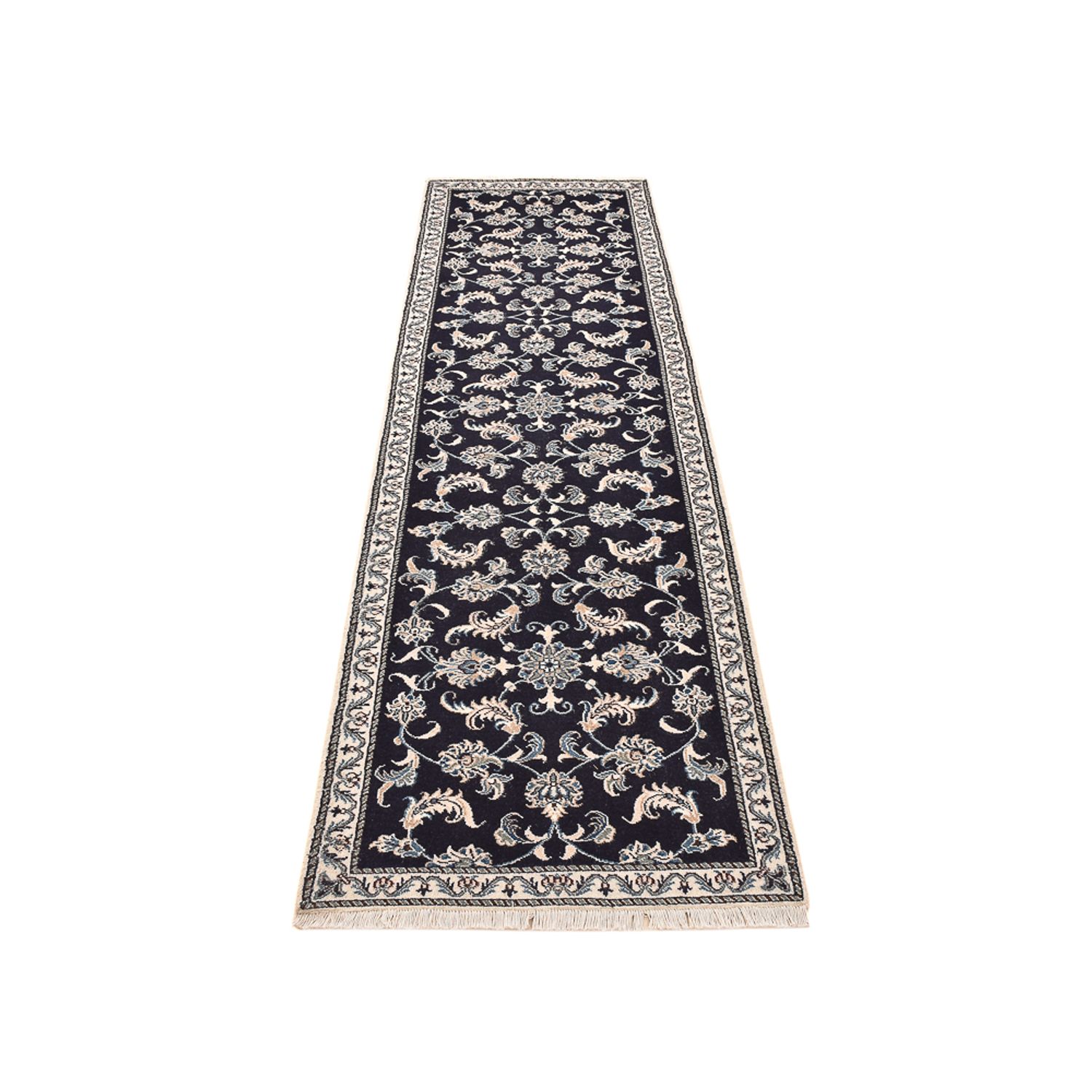 Runner Perser Rug - Nain - 290 x 79 cm - dark blue