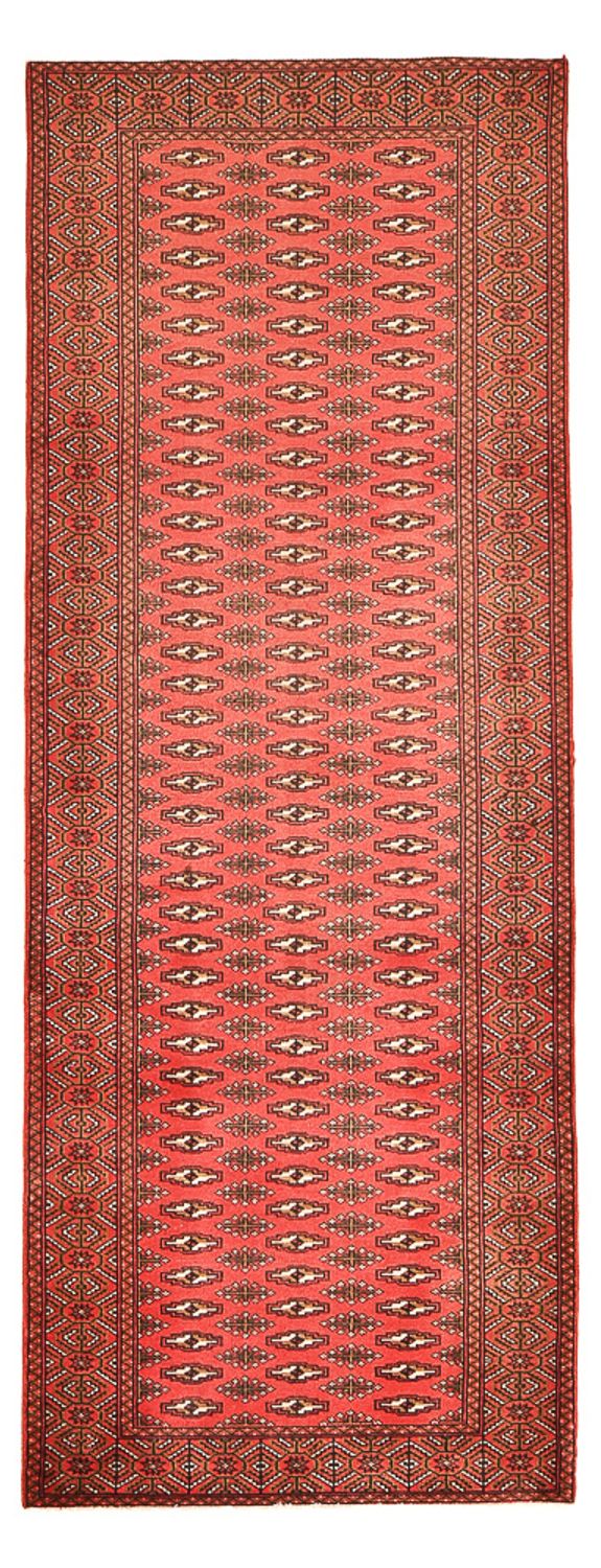 Runner Turkaman Rug - 276 x 102 cm - red