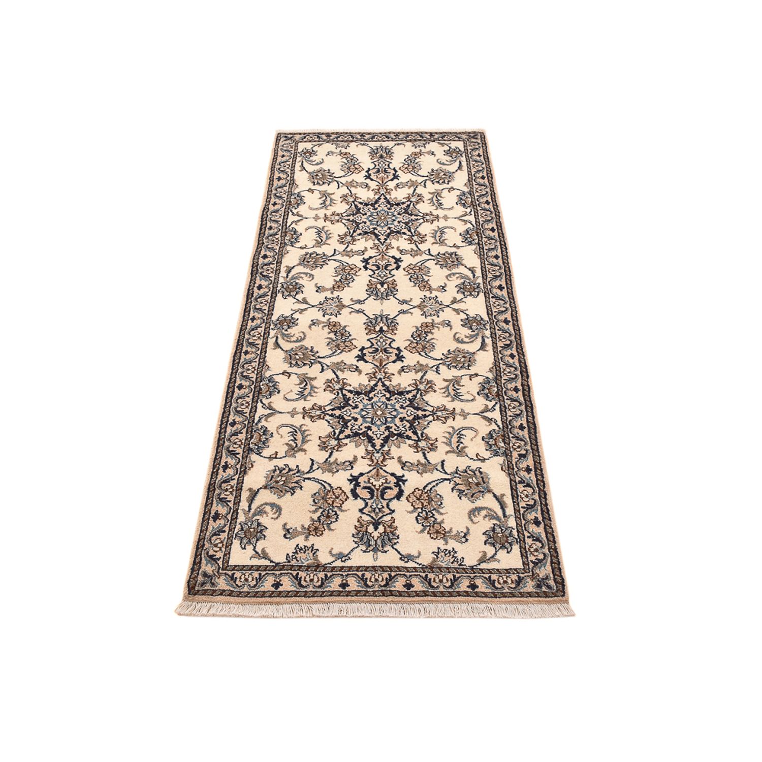 Runner Perser Rug - Nain - 208 x 79 cm - white