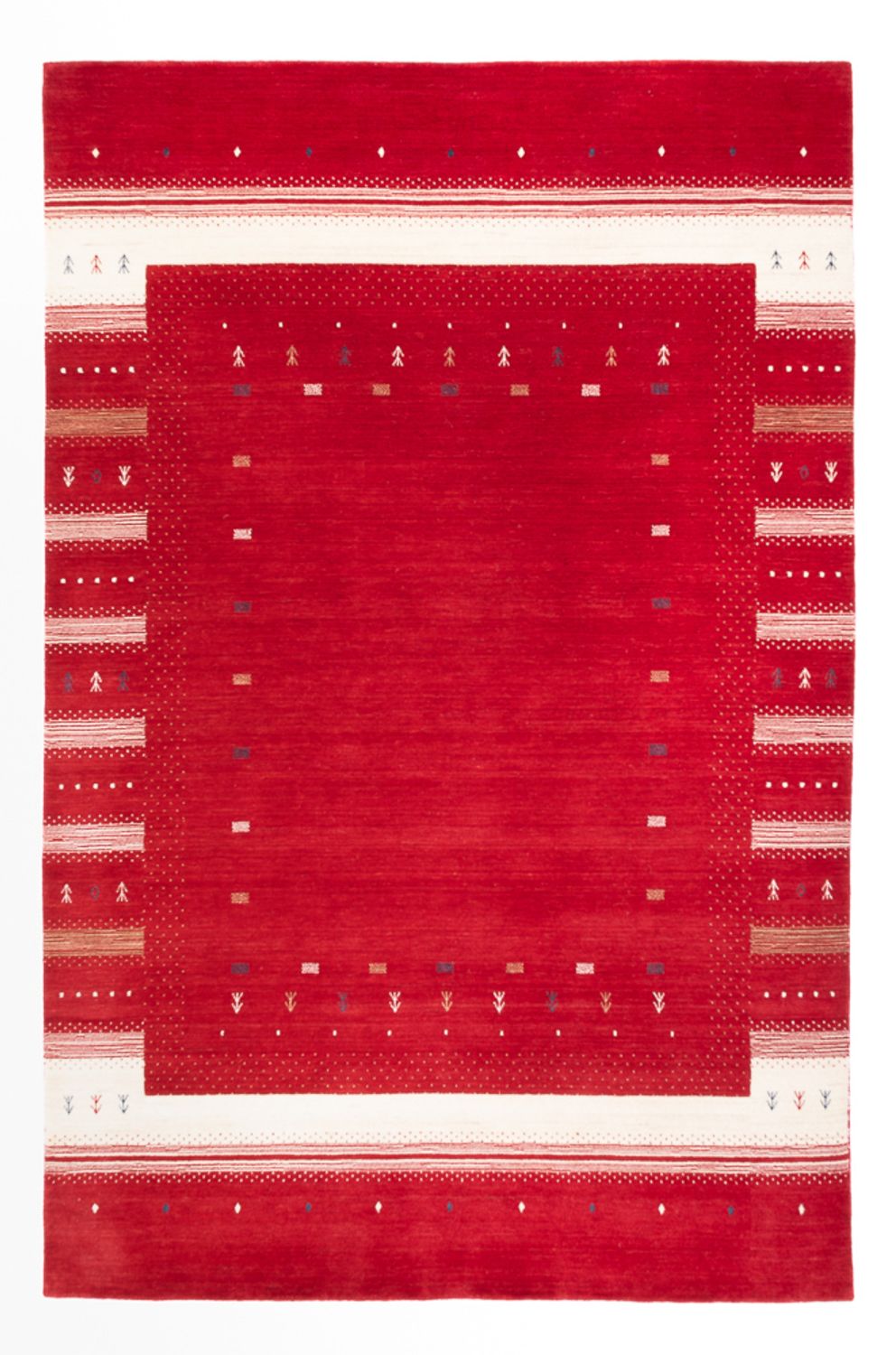 Gabbeh Rug - Loribaft Softy - Aurora Flair - rectangle