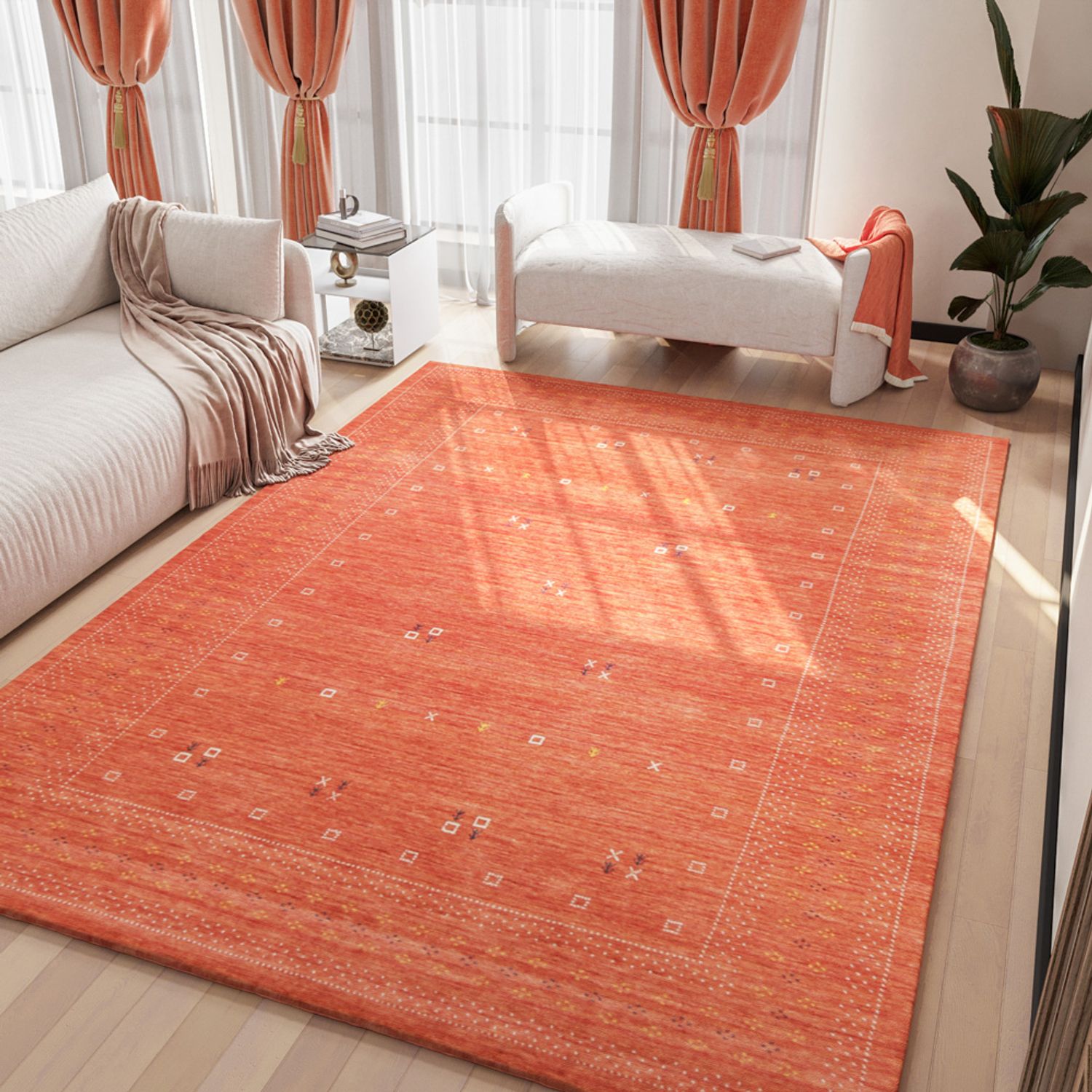 Gabbeh Rug - Loribaft Softy - LuxeWeave - rectangle