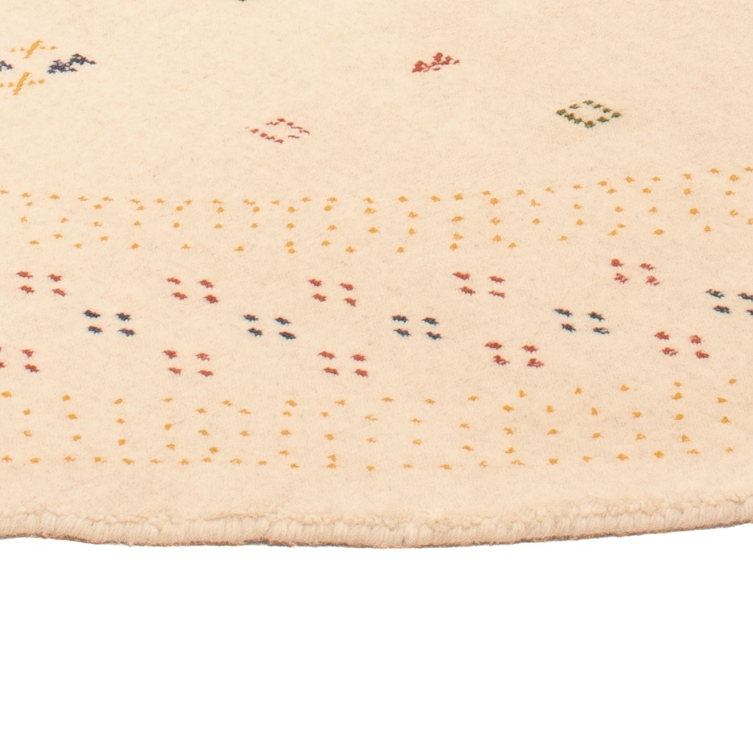 Gabbeh Rug - Loribaft Softy - LuxeWeave - round