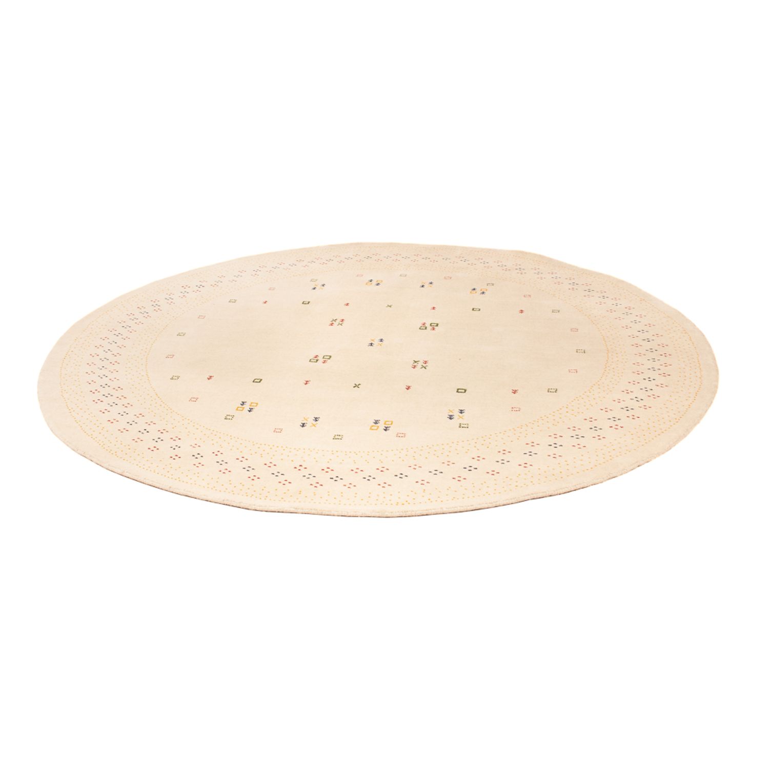 Gabbeh Rug - Loribaft Softy - LuxeWeave - round