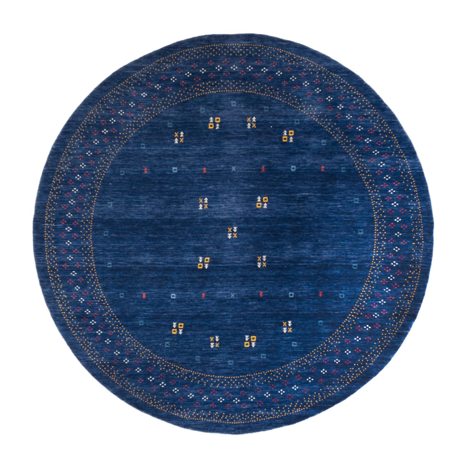 Gabbeh Rug - Loribaft Softy - LuxeWeave - round