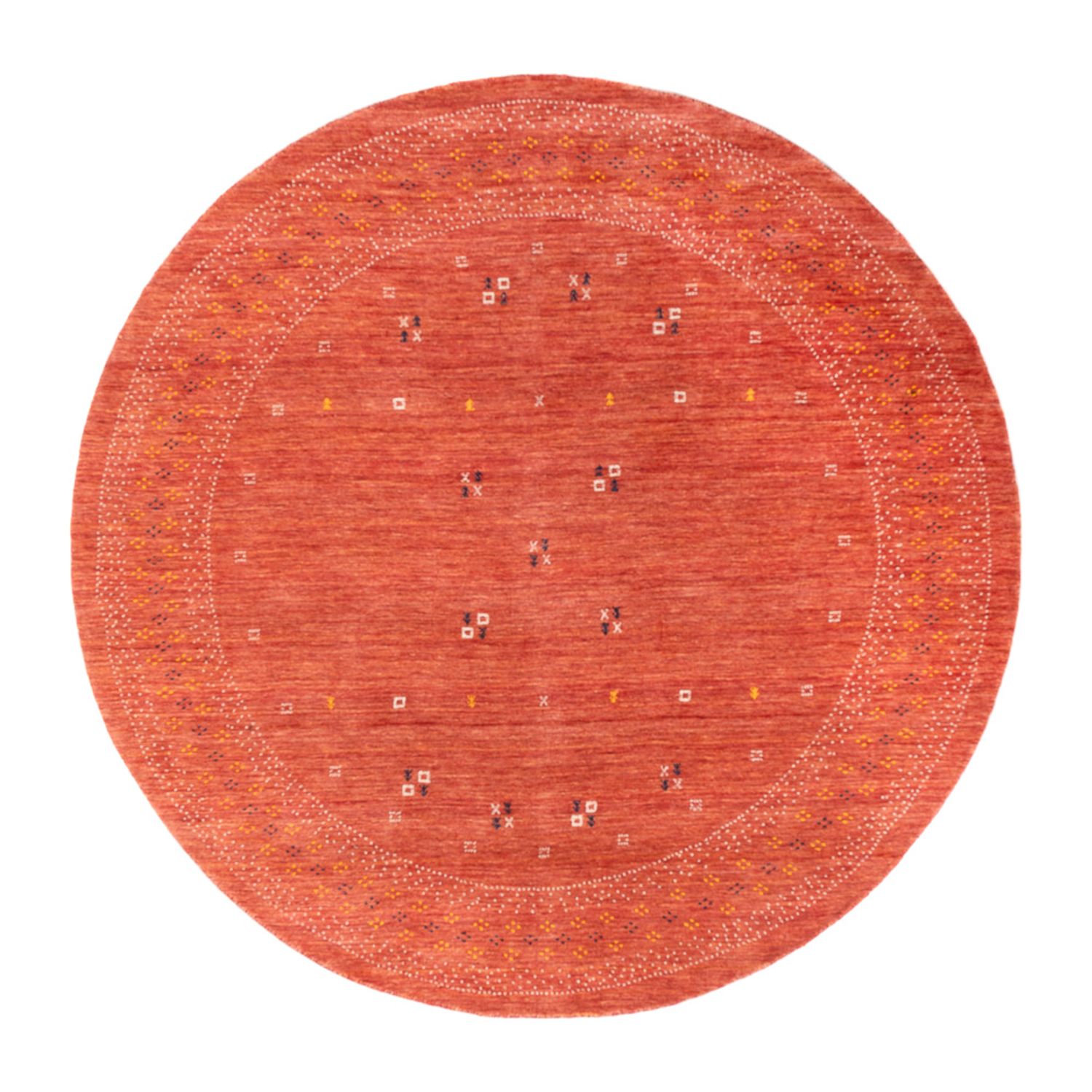 Gabbeh Rug - Loribaft Softy - LuxeWeave - round