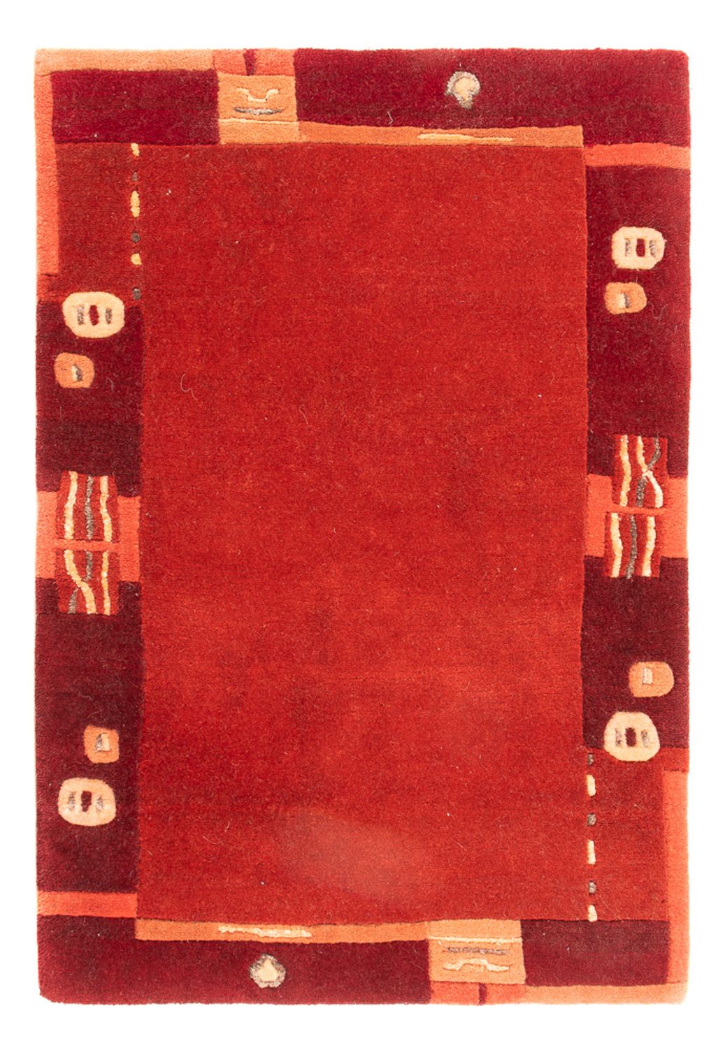 Nepal Rug - 90 x 60 cm - red