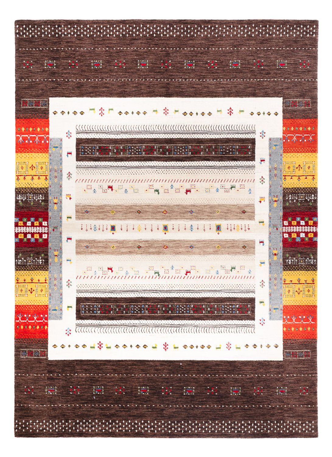 Gabbeh Rug - Loribaft Softy - 240 x 170 cm - multicolored