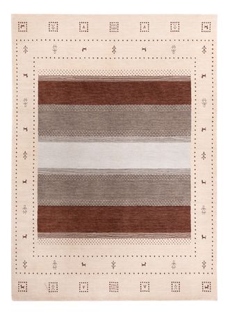 Gabbeh Rug - Loribaft Softy - 240 x 170 cm - light beige