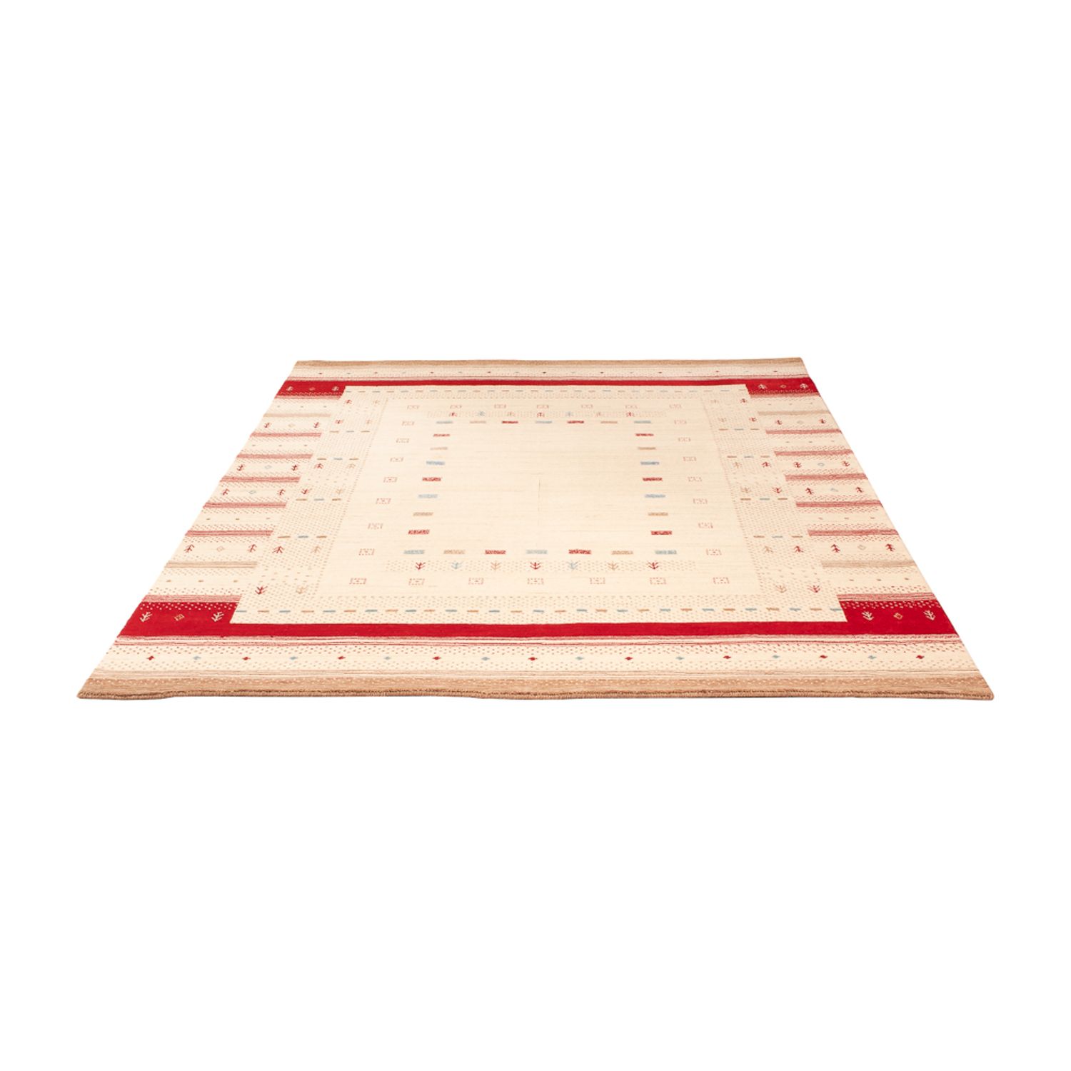 Gabbeh Rug - Loribaft Softy - 240 x 170 cm - natural white