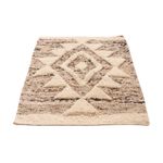 Wool Rug - 90 x 60 cm - light beige