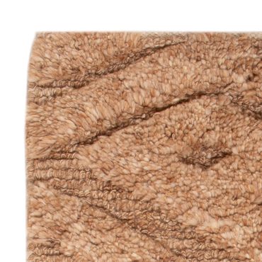 Wool Rug - 90 x 60 cm - dark beige