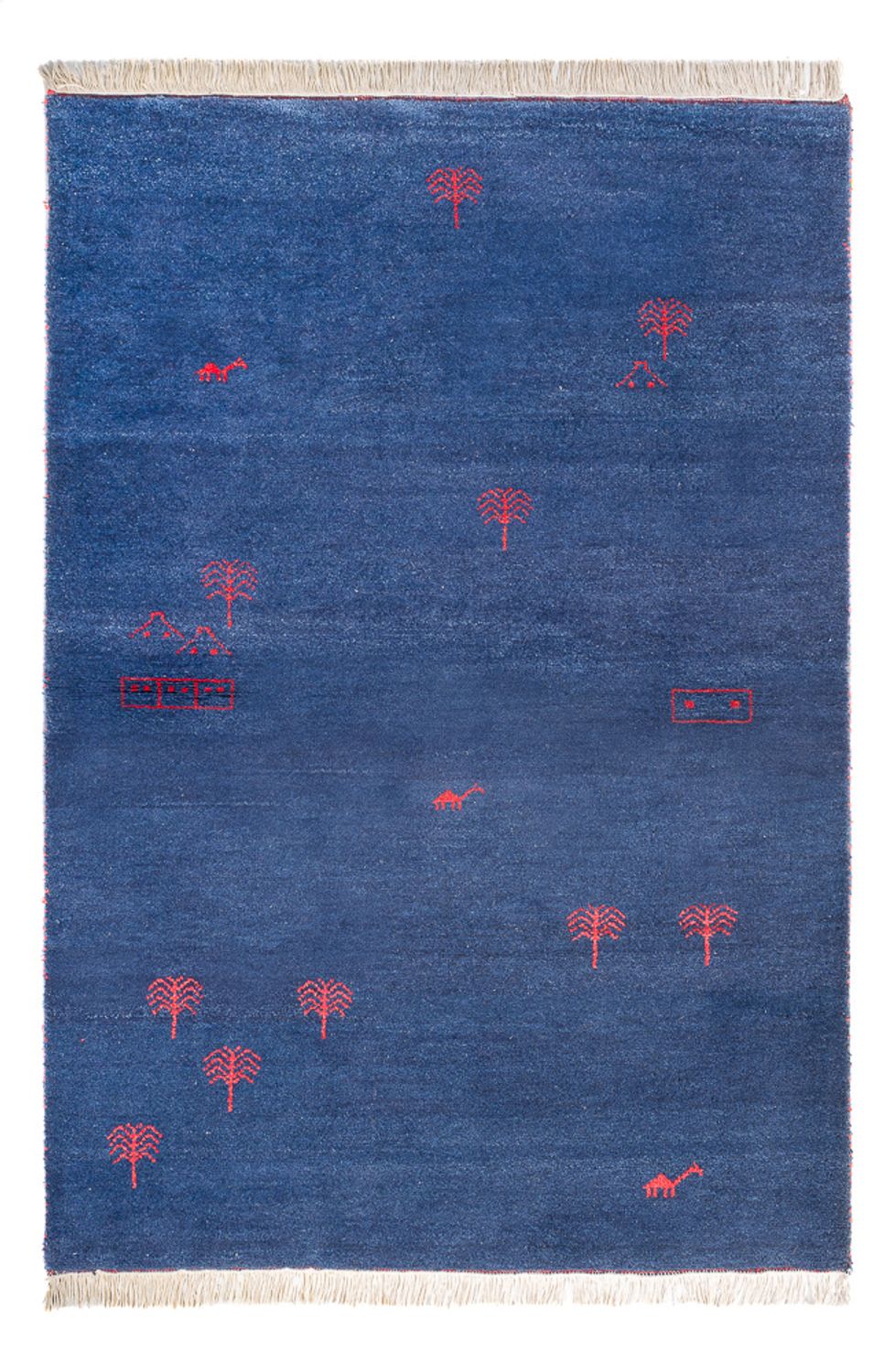 Gabbeh Rug - Indus - 180 x 120 cm - dark blue