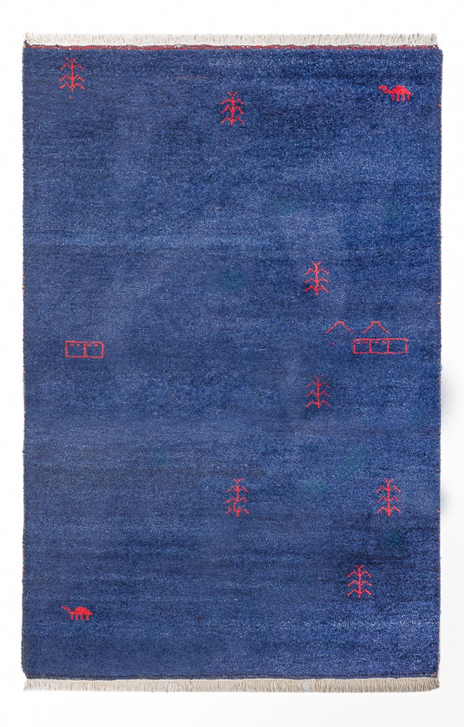 Gabbeh Rug - Indus - 180 x 120 cm - dark blue