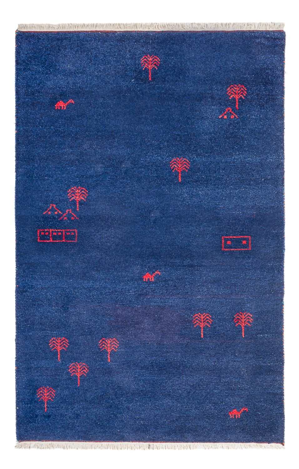 Gabbeh Rug - Indus - 180 x 120 cm - dark blue