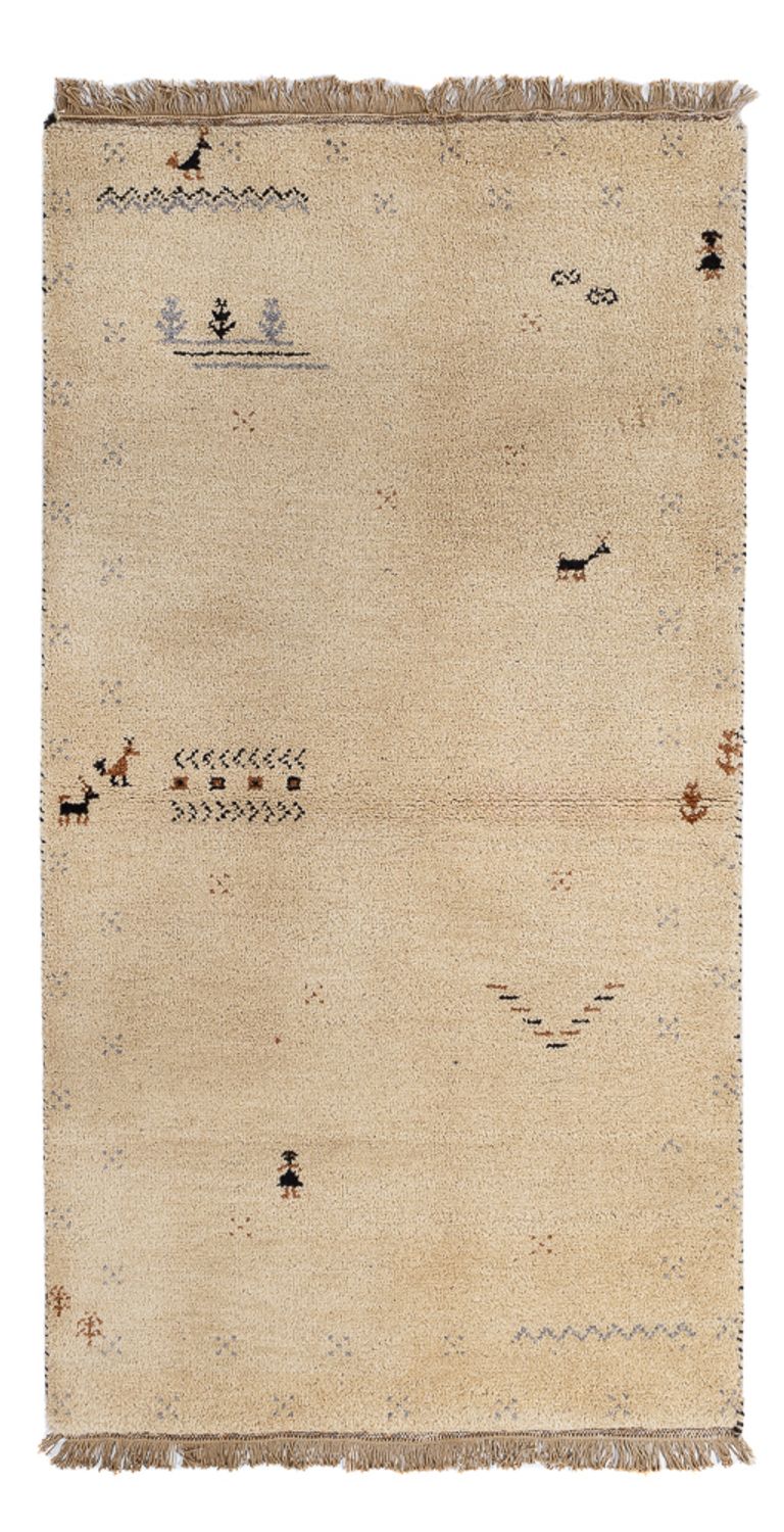 Gabbeh Rug - Indus - 160 x 90 cm - beige