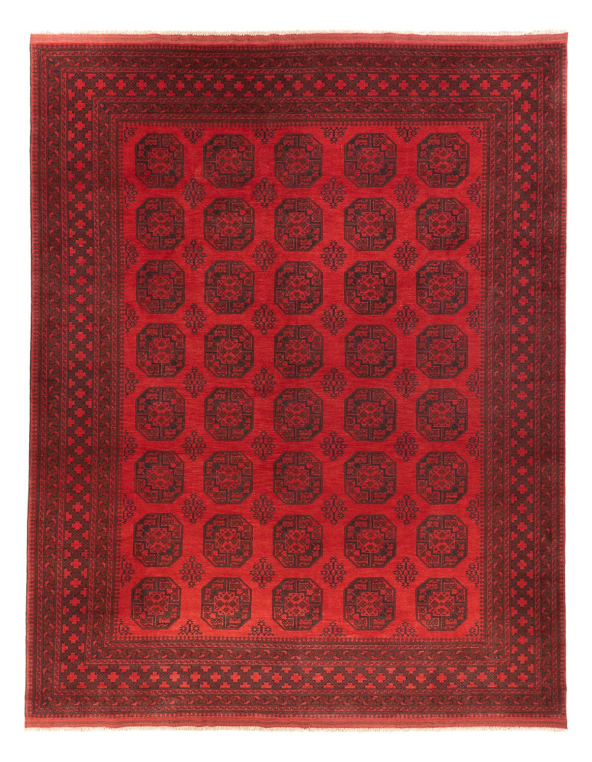 Afghan Rug - Filpa - 401 x 309 cm - red