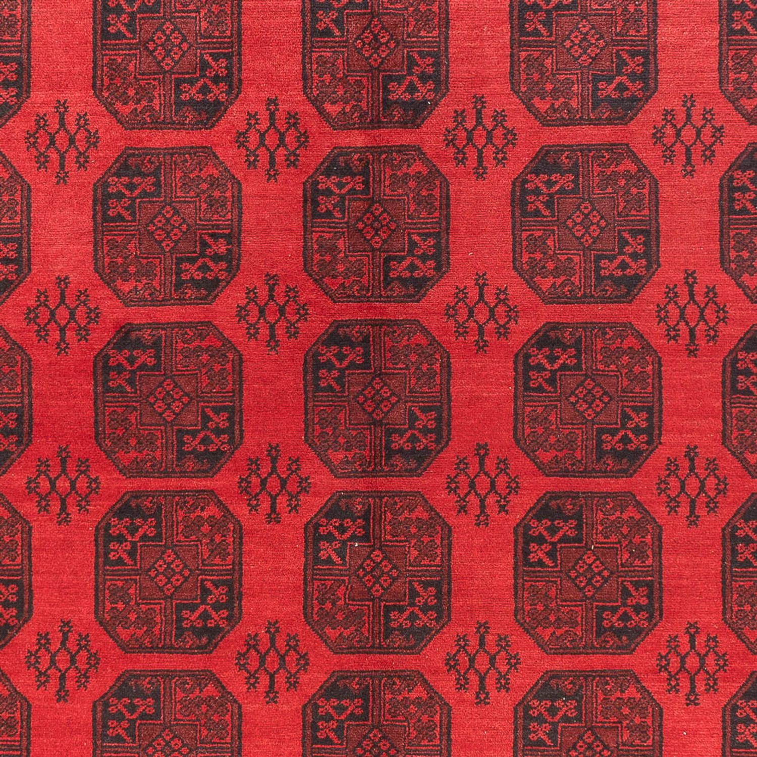 Afghan Rug - Filpa - 384 x 295 cm - red