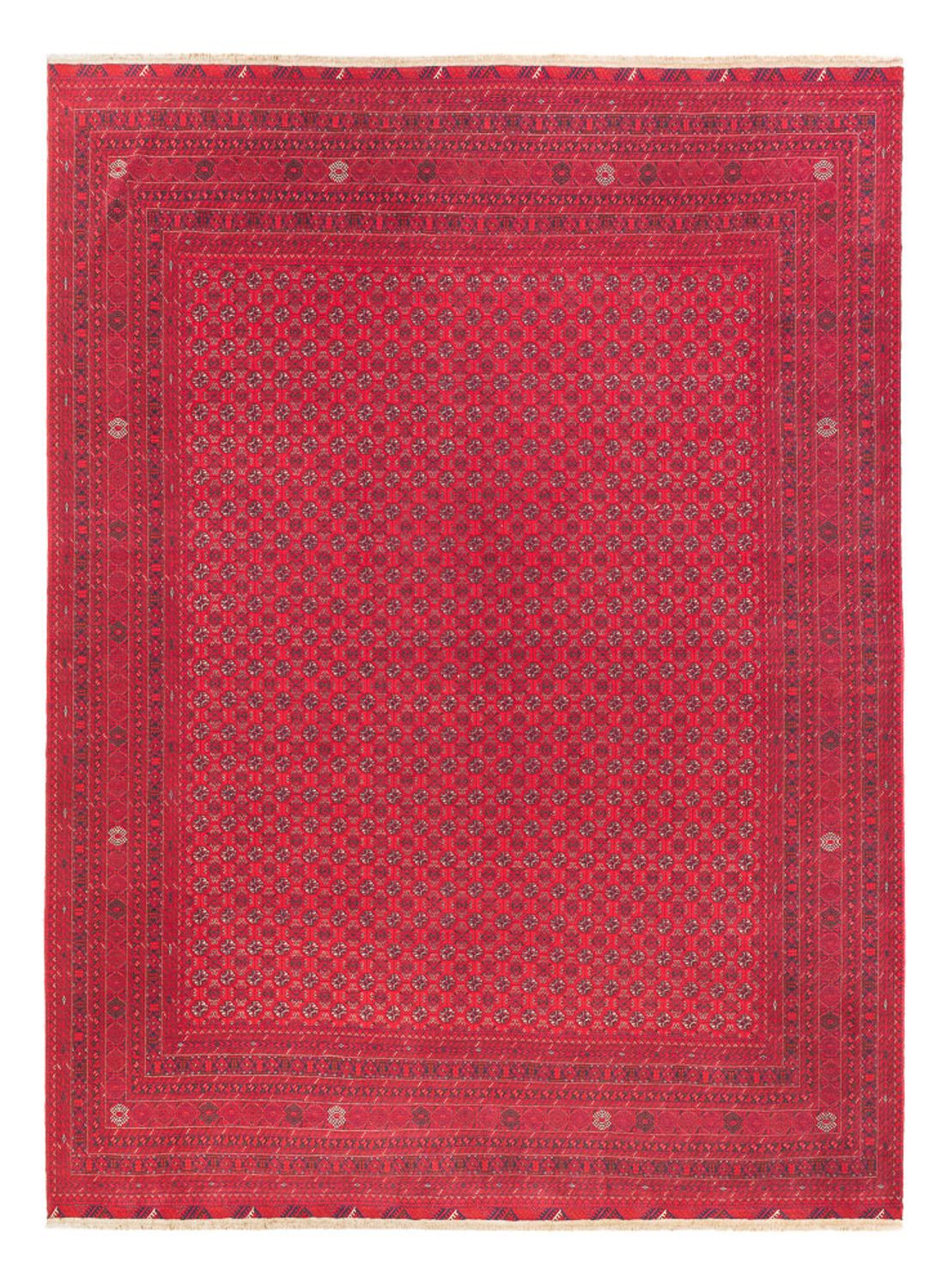 Afghan Rug - Royal - 395 x 294 cm - red