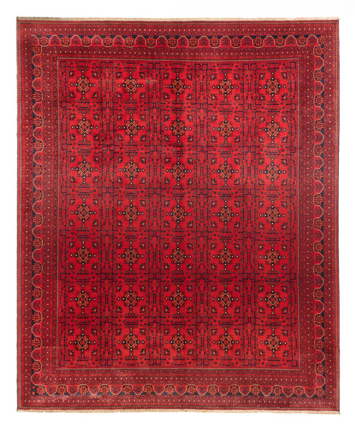 Afghan Rug - Kunduz - 382 x 309 cm - red