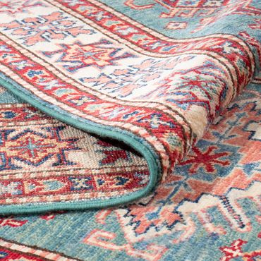 Runner Ziegler Rug - Kazak - 326 x 80 cm - turquoise