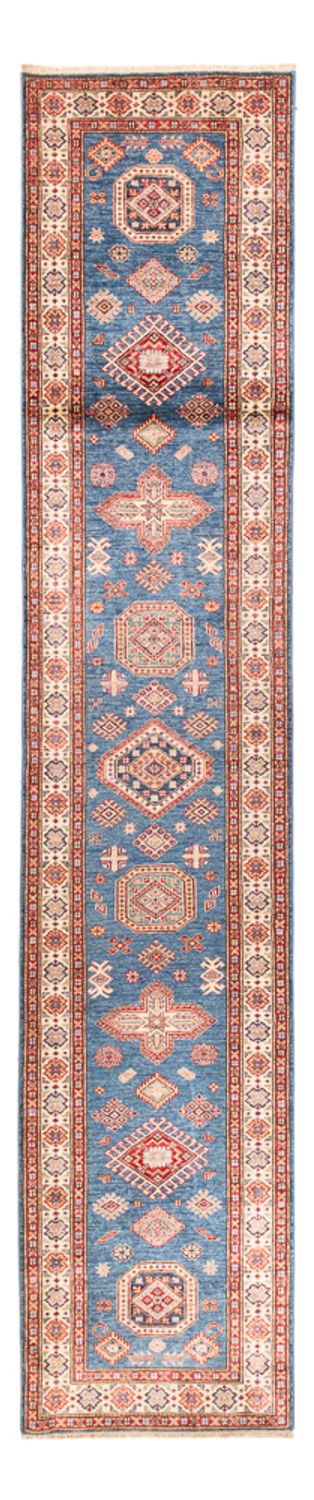 Runner Ziegler Rug - Kazak - 404 x 87 cm - blue