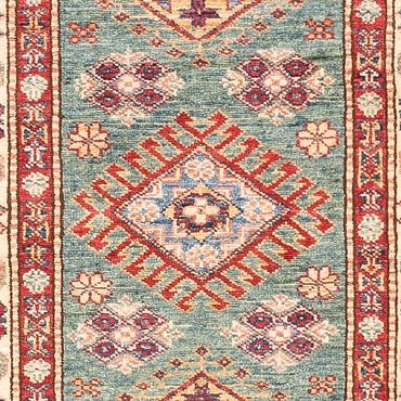 Runner Ziegler Rug - Kazak - 294 x 84 cm - turquoise