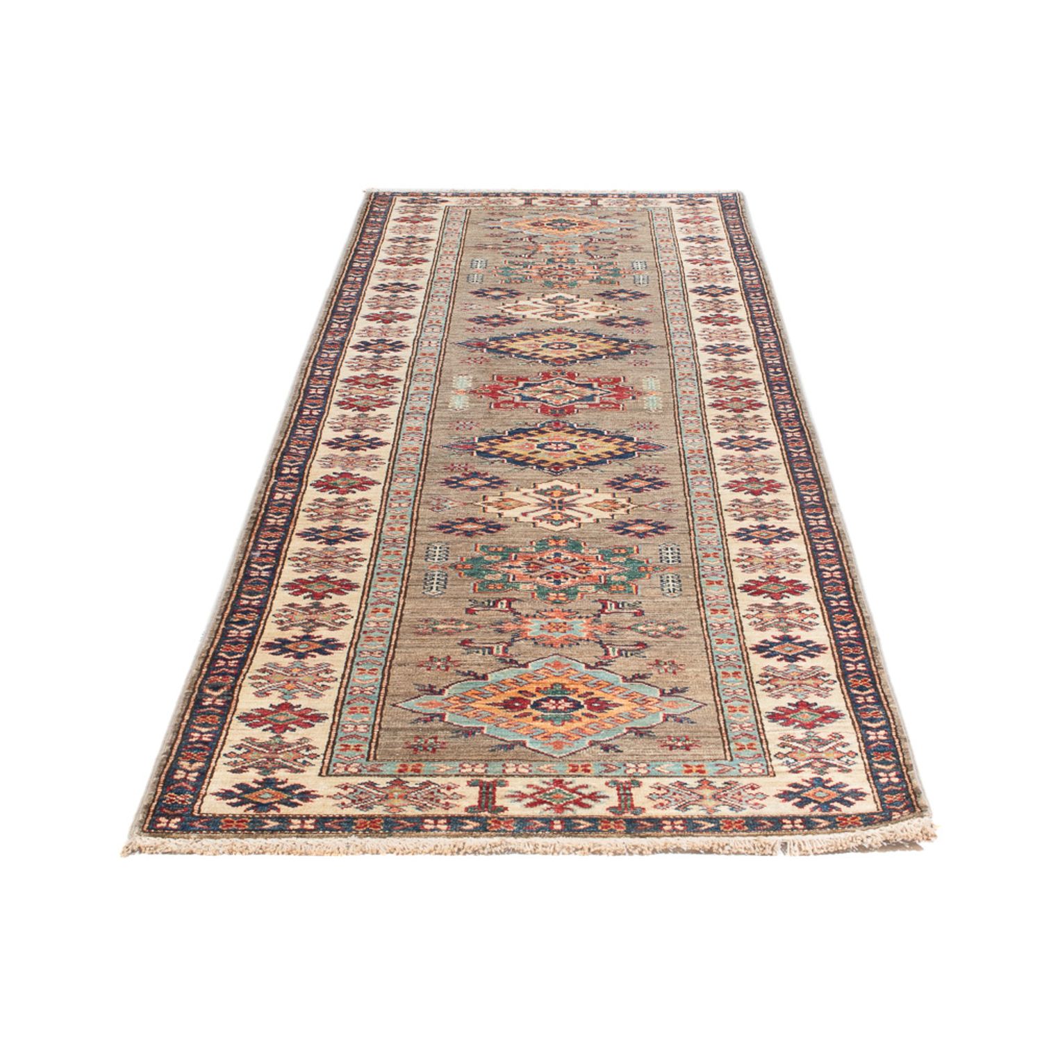 Runner Ziegler Rug - Kazak - 305 x 83 cm - light grey