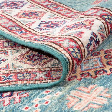 Runner Ziegler Rug - Kazak - 302 x 83 cm - turquoise