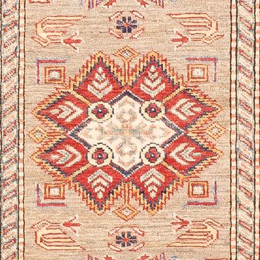Runner Ziegler Rug - Kazak - 293 x 81 cm - dark beige
