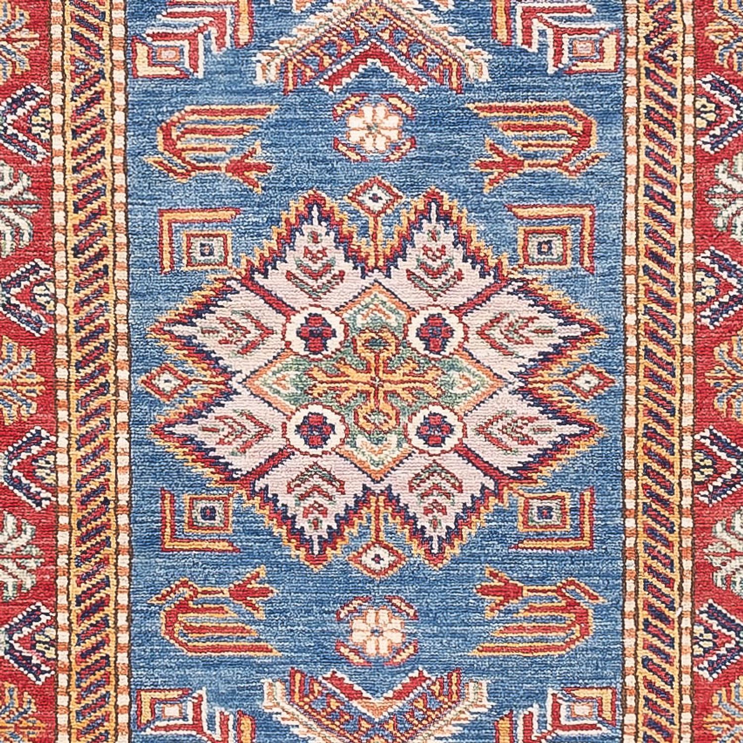 Runner Ziegler Rug - Kazak - 302 x 79 cm - blue