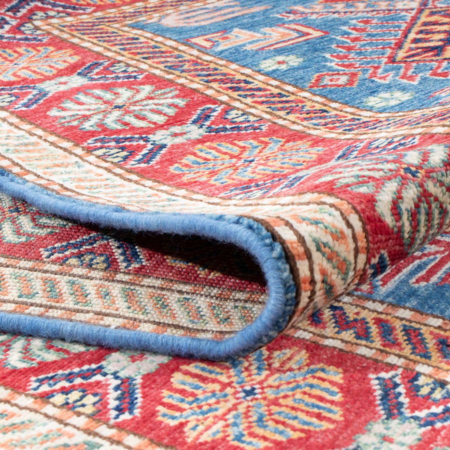 Runner Ziegler Rug - Kazak - 302 x 79 cm - blue