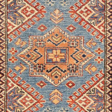 Runner Ziegler Rug - Kazak - 312 x 75 cm - turquoise