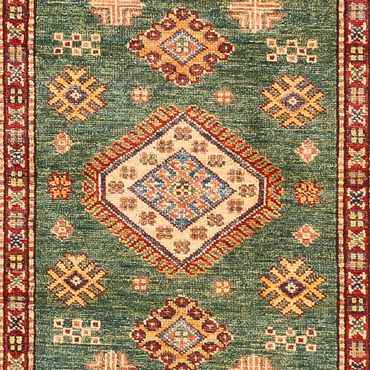 Runner Ziegler Rug - Kazak - 302 x 78 cm - green