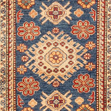 Runner Ziegler Rug - Kazak - 304 x 80 cm - dark blue