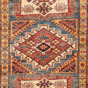 Runner Ziegler Rug - Kazak - 307 x 78 cm - dark beige