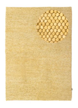 Wool Rug - Felt ball - Mosaik - rectangle