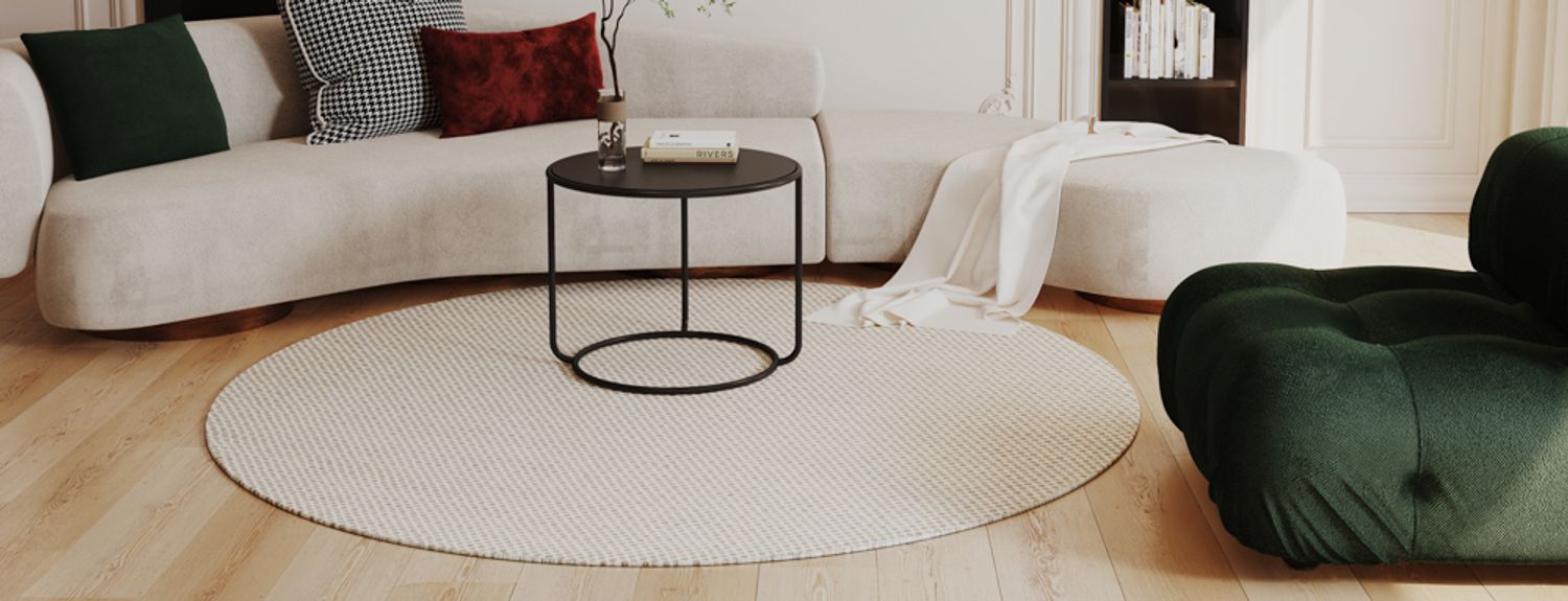 Kelim Rug - Trendy - Bohemian - round