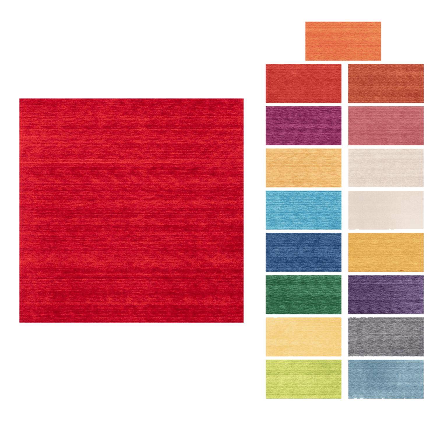 Gabbeh Rug - Softy - Uni - square