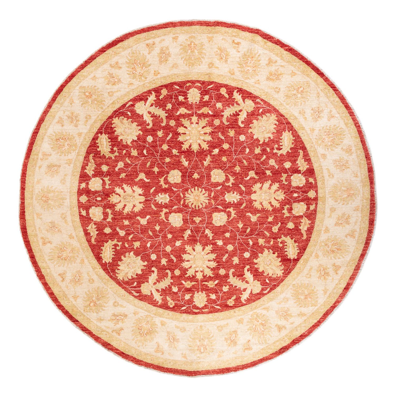 Ziegler Rug round  - 247 x 247 cm - red