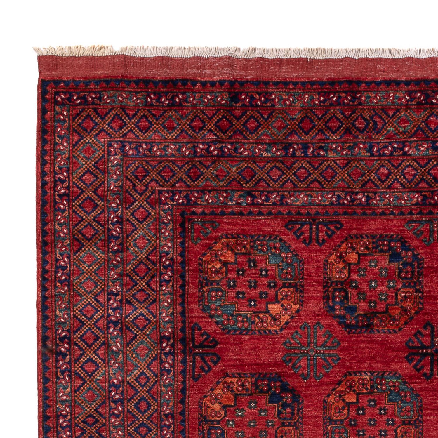 Afghan Rug - Kunduz - 306 x 255 cm - red