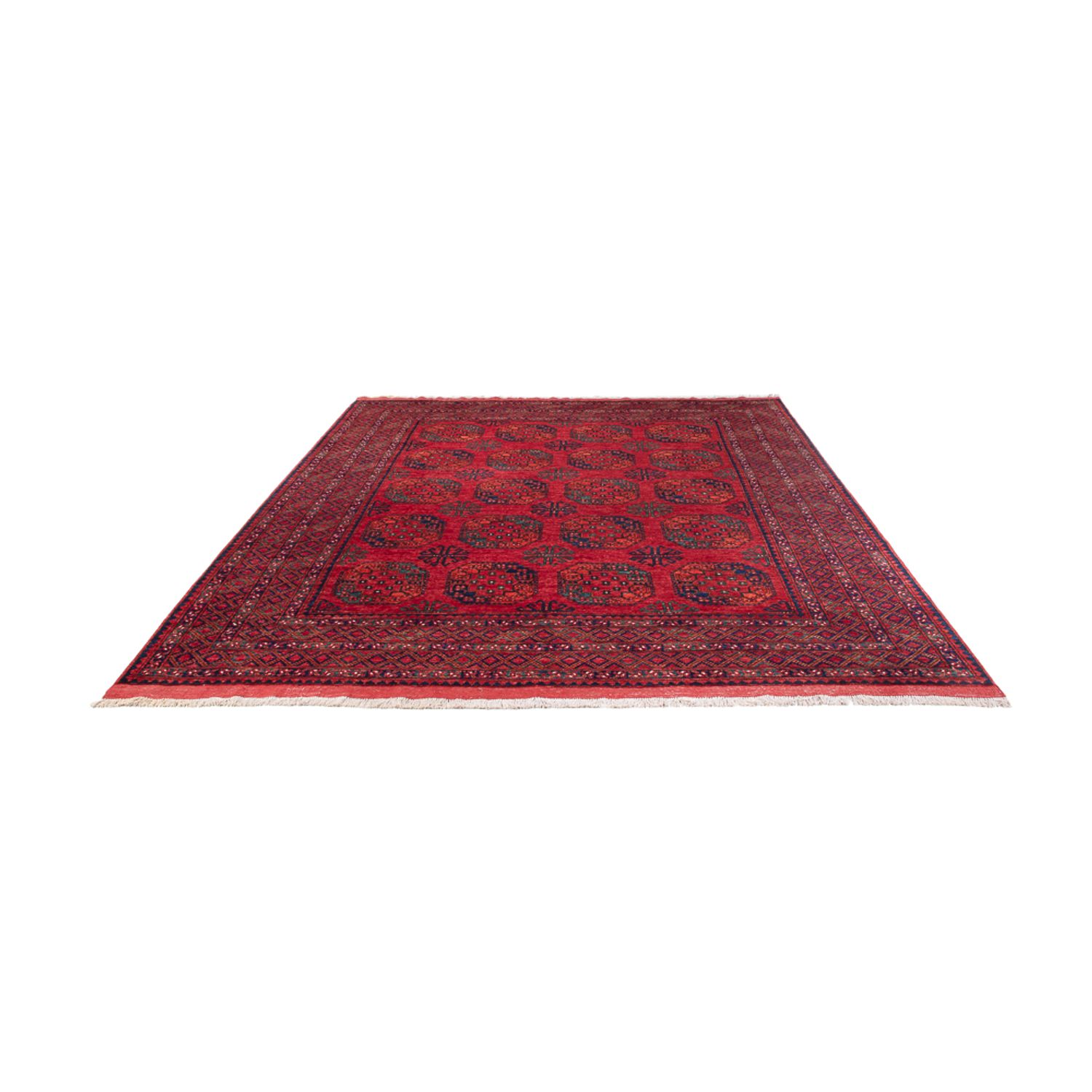 Afghan Rug - Kunduz - 306 x 255 cm - red