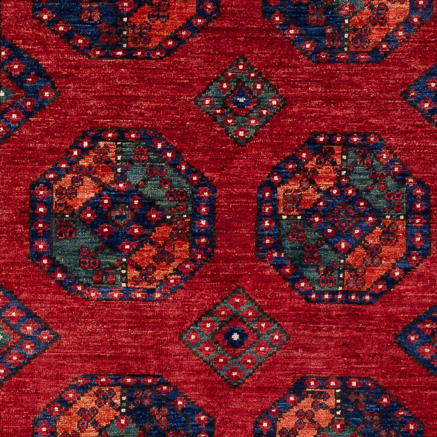 Afghan Rug - Kunduz - 199 x 149 cm - red