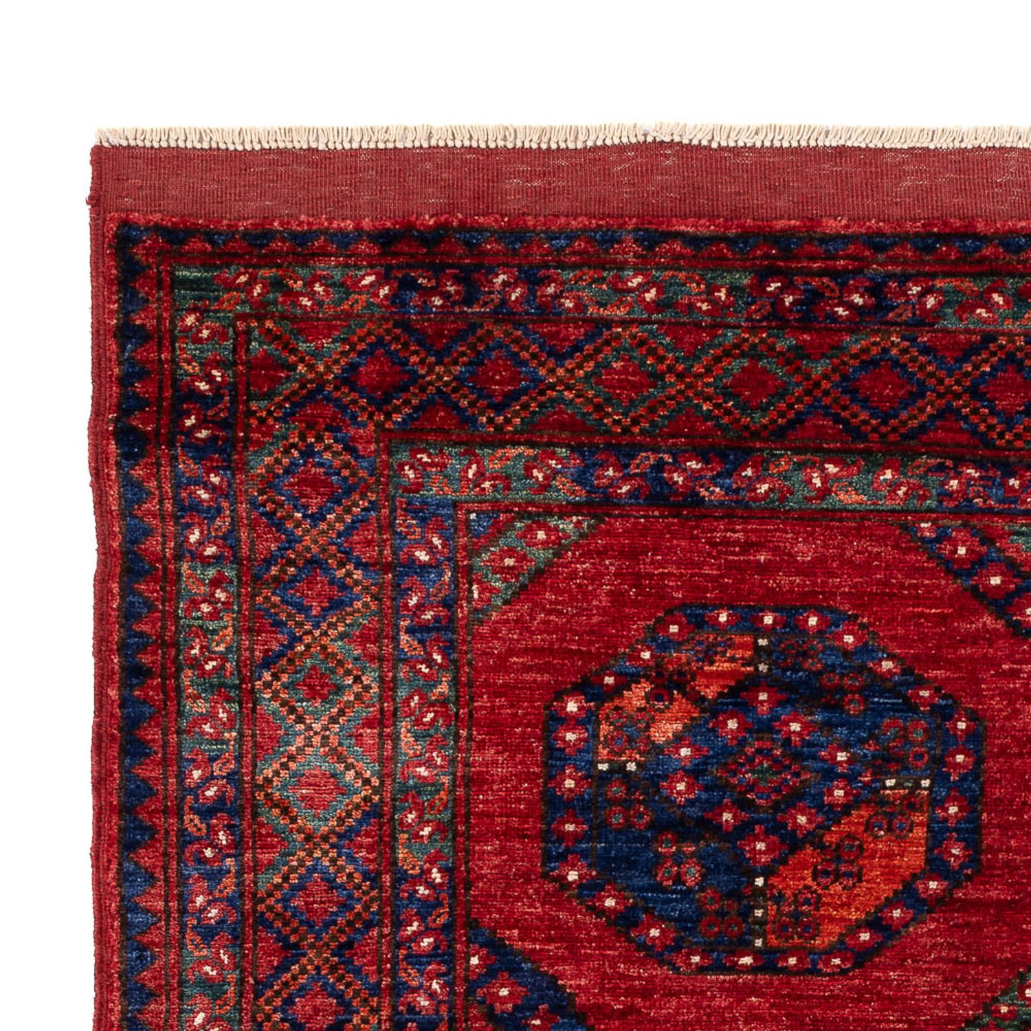 Afghan Rug - Kunduz - 199 x 149 cm - red