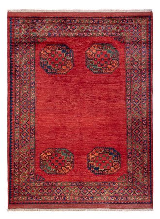 Afghan Rug - Kunduz - 205 x 158 cm - red