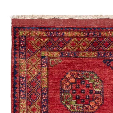 Afghan Rug - Kunduz - 197 x 154 cm - red