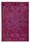 Ziegler Rug - Modern - Vintage/Overdyed - 197 x 139 cm - purple