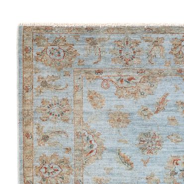 Ziegler Rug - Modern - Vintage/Overdyed - 197 x 148 cm - light blue