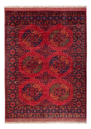 Afghan Rug - Kunduz - 204 x 151 cm - red